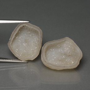 Geodi di agata naturale multicolore da 16,57 ct, forma fantasia, opaco