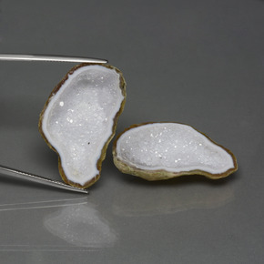 Gemme di Il geode di agata Multicolore naturale da 45.70 ct, Forma fantasia, Opaco