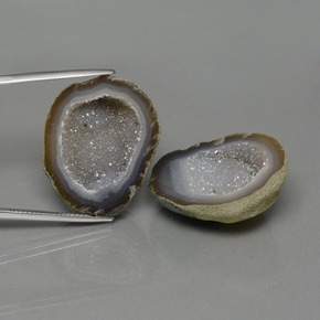 Gemme di Il geode di agata Multicolore naturale da 65.63 ct, Forma fantasia, Opaco