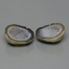 Gemme di Il geode di agata Multicolore naturale da 65.63 ct, Forma fantasia, Opaco