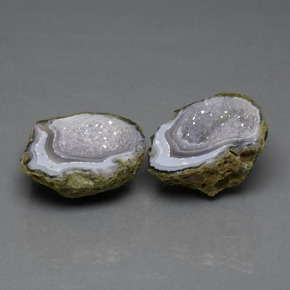 Geodi di agata naturale multicolore da 62,03 ct, forma fantasia, opaco
