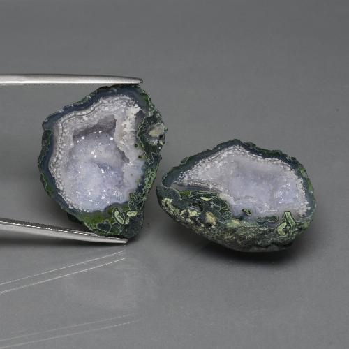Geodi di agata naturale multicolore da 66,04 ct, forma fantasia, opaco