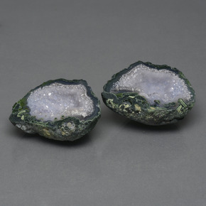Geodi di agata naturale multicolore da 66,04 ct, forma fantasia, opaco
