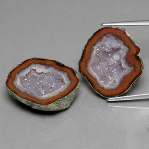 Geodi di agata naturale multicolore da  ct, forma fantasia, opaco