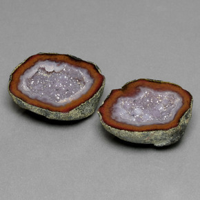 Geodi di agata naturale multicolore da  ct, forma fantasia, opaco