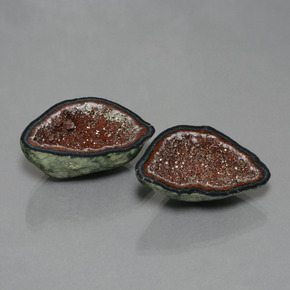 Geodi di agata naturale multicolore da 39,33 ct, forma fantasia, opaco