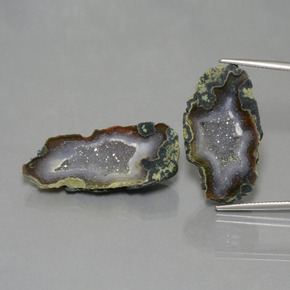 Gemme di Il geode di agata Multicolore naturale da  ct, Forma fantasia, Opaco