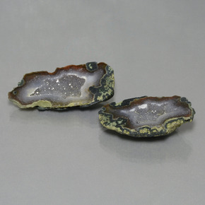 Gemme di Il geode di agata Multicolore naturale da  ct, Forma fantasia, Opaco