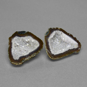 Geodi di agata naturale multicolore da 19,60 ct, forma fantasia, opaco