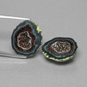 Gemme di Il geode di agata Multicolore naturale da  ct, Forma fantasia, Opaco