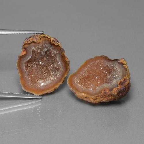 Geodi di agata naturale multicolore da 29,40 ct, forma fantasia, opaco