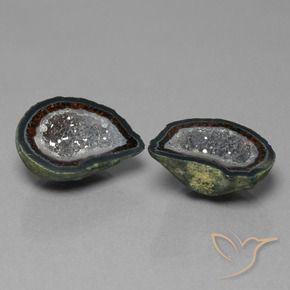 Gemme di Il geode di agata Multicolore naturale da 30.09 ct, Forma fantasia, Opaco