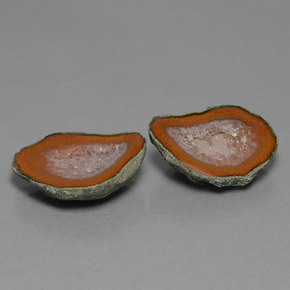 Gemme di Il geode di agata Multicolore naturale da 21.43 ct, Forma fantasia, Opaco