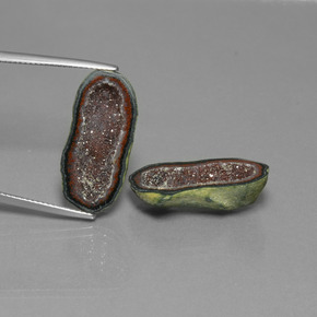 Gemme di Il geode di agata Multicolore naturale da  ct, Forma fantasia, Opaco