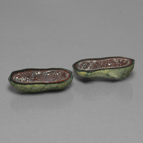 Gemme di Il geode di agata Multicolore naturale da  ct, Forma fantasia, Opaco