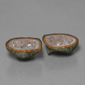 Gemme di Il geode di agata Multicolore naturale da 12.94 ct, Forma fantasia, Opaco