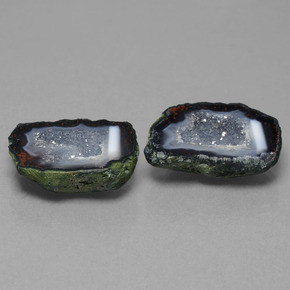 Geodi di agata naturale multicolore da 32,12 ct, forma fantasia, opaco