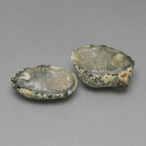 Gemme di Il geode di agata Multicolore naturale da 17.88 ct, Forma fantasia, Opaco