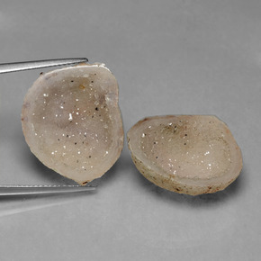 Geodi di agata naturale multicolore da 21,62 ct, forma fantasia, opaco