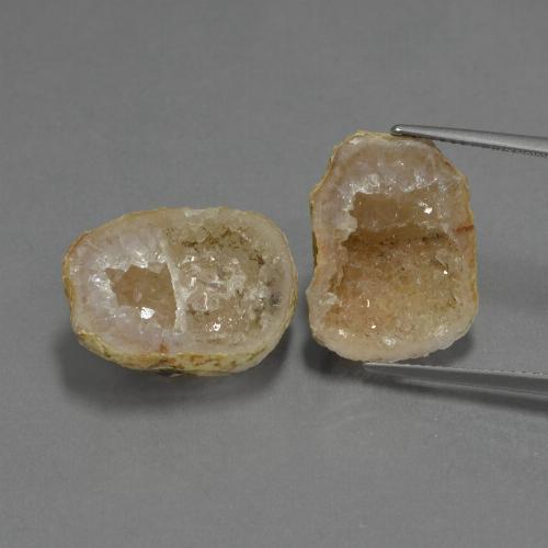 Geodi di agata naturale multicolore da 19,68 ct, forma fantasia, opaco