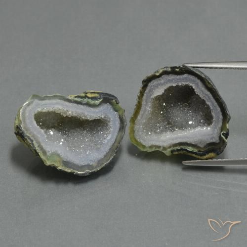 28.18ctw Naturale Multicolore Il geode di agata, Taglio a fantasia, Opaco