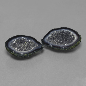 Geodi di agata naturale multicolore da 22,25 ct, forma fantasia, opaco