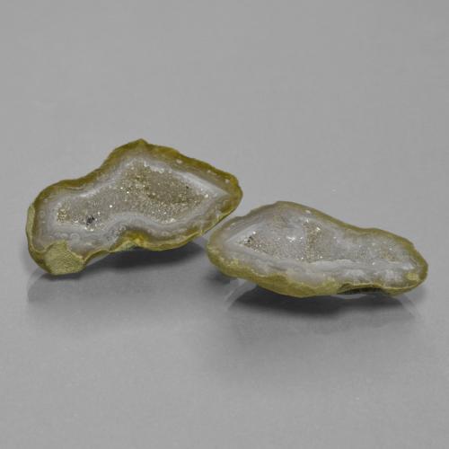 Geodi di agata naturale multicolore da 28,39 ct, forma fantasia, opaco