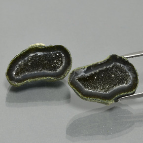 Geodi di agata naturale multicolore da 17,82 ct, forma fantasia, opaco