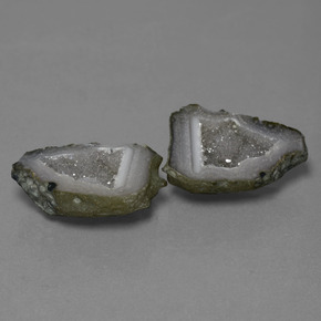 Geodi di agata naturale multicolore da 23,90 ct, forma fantasia, opaco