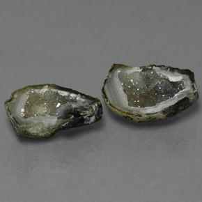 Geodi di agata naturale multicolore da 14,53 ct, forma fantasia, opaco