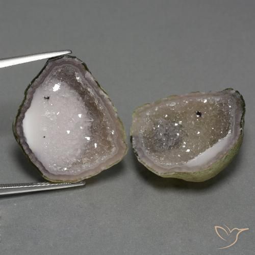Geodi di agata naturale multicolore da 35,74 ct, forma fantasia, opaco