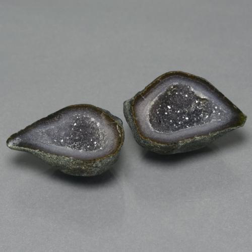 Geodi di agata naturale multicolore da 26,34 ct, forma fantasia, opaco