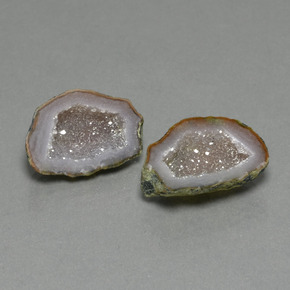 Gemme di Il geode di agata Multicolore naturale da 14.44 ct, Forma fantasia, Opaco