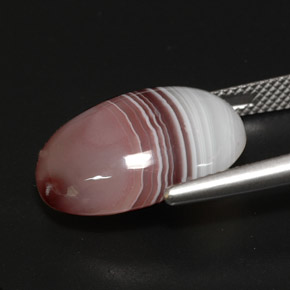 Agata naturale multicolore da 13,03 ct, taglio ovale, opaco