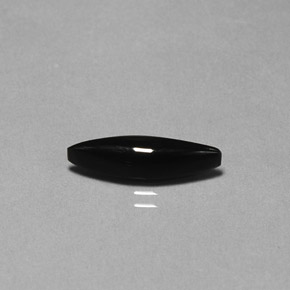 Agata naturale nero da 2,11 ct, marchesa, opaco