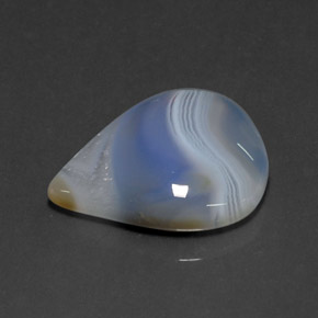 Agata naturale multicolore da 18,70 ct, trasparente, trasparente/traslucido
