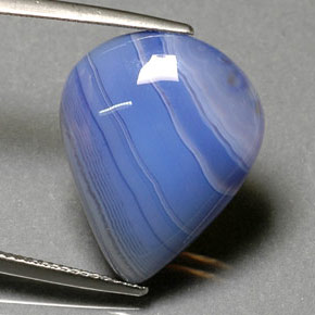 Agata naturale multicolore da 13,30 ct, trasparente, trasparente/traslucido