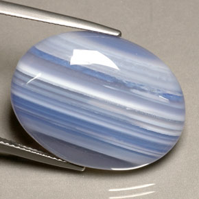 Agata naturale multicolore da 27,08 ct, trasparente, trasparente/traslucido