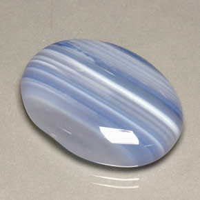 Agata naturale multicolore da 27,08 ct, trasparente, trasparente/traslucido
