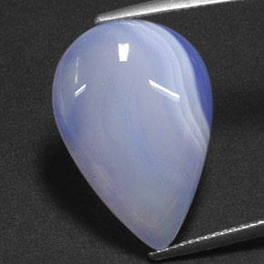 Agata naturale multicolore da 14,67 ct, trasparente, trasparente/traslucido
