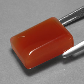 Agata Arancione naturale da 10.71 ct, Trasparente, Trasparente/Traslucido