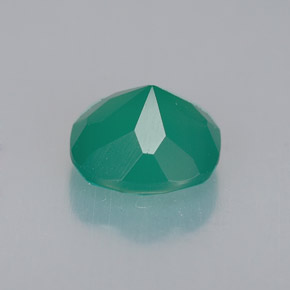 Agata Verde naturale da 1.28 ct, Trasparente, Trasparente/Traslucido