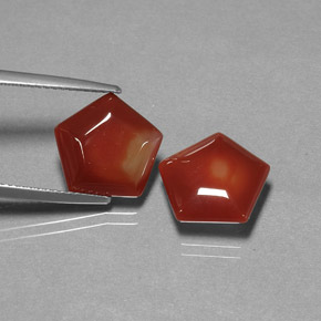 Agata naturale arancione da  ct, forma fantasia, traslucido