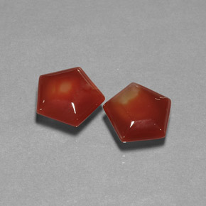 Agata naturale arancione da  ct, forma fantasia, traslucido