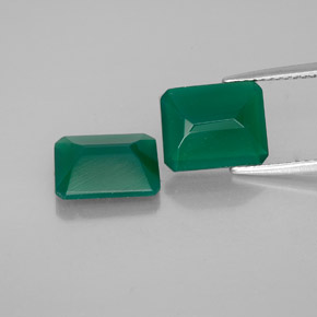 Gemme di Agata Verde naturale da  ct, Trasparente, Trasparente/Traslucido