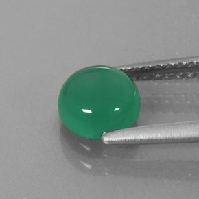 Agata Verde naturale da 1.01 ct, Trasparente, Trasparente/Traslucido