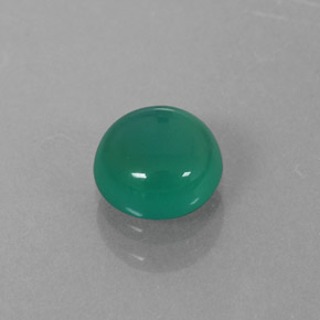 Agata naturale verde da 0,89 ct, trasparente, trasparente/traslucido