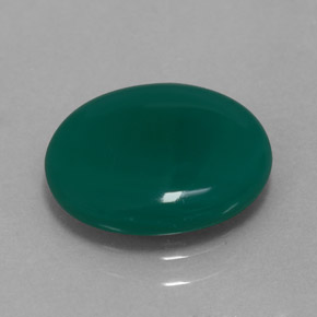 Agata naturale verde da 2,75 ct, trasparente, trasparente/traslucido