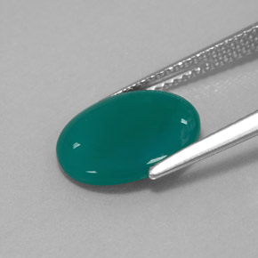 Agata naturale verde da 2,50 ct, trasparente, trasparente/traslucido