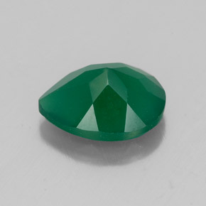 Agata naturale verde da 2,17 ct, trasparente, trasparente/traslucido
